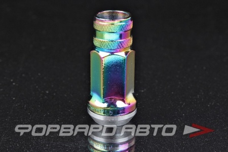 Купить Гайка колеса 12*1,5*47 конус вращающийся, открытая, ключ на 17, сталь, неохром ВЕКТОР 300945 SF Ti