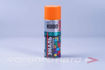 Купить Эмаль аэрозольная Оранжевая 520мл KUDO KU-1019