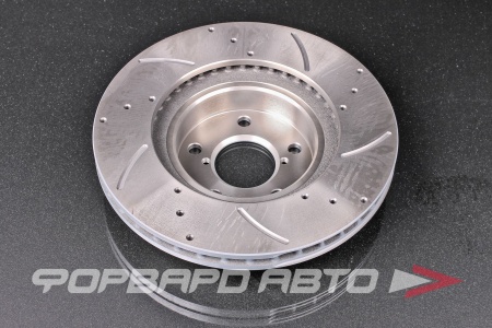 Купить Диск тормозной перфорированный вентилируемый G-BRAKE GFR-02244L