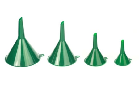 Купить Воронка D-50мм, D-75мм, D-95мм, D-115мм (набор) STVOL SFL02