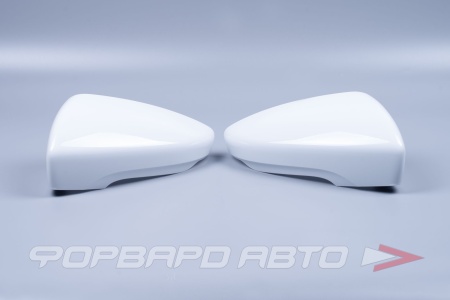 Купить Накладка на зеркало наружнее заднего вида ВАЗ 2191 (БЕЛАЯ. под повторитель) 2шт. ПЛАСТИК 221