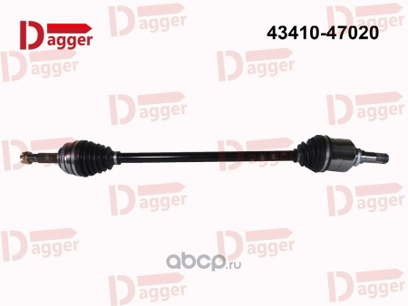 Купить Вал приводной в сборе TOYOTA PRIUS 20 RH DAGGER DSD016R
