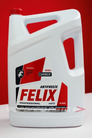 Купить Антифриз G12+ Carbox красный, 10кг FELIX 430206020