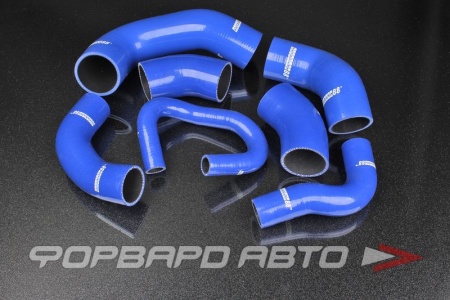 Купить Патрубки интеркулера силиконовые MMC Lancer EVO 7-9 синий (7 штук) AUTOBAHN88 