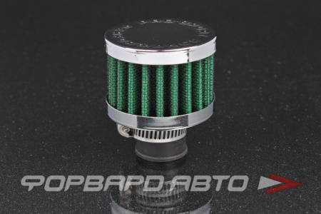 Купить Фильтр вентиляции картерных газов, D=18 мм., зеленый/хром PROSPORT RS-03576