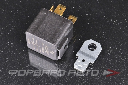 Купить Реле 12V 5-ти контактное 30A/20А с кронштейном Энергомаш 40.3787