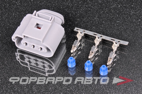 Разъем 3-х контактный повторителя поворота, датчика распредвала (без провода) CARGEN AX6513S