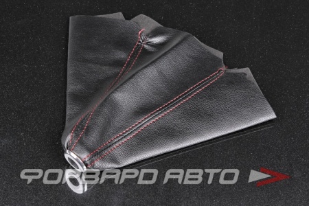 Купить Чехол КПП, красная строчка, кожа EPMAN EP-PDT01PVC-RD