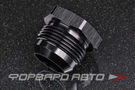 Купить Фитинг заглушка AN16, черный AB88 