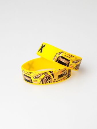 Купить Браслет силиконовый "X GT-R X", желтый ФОРВАРД АВТО 