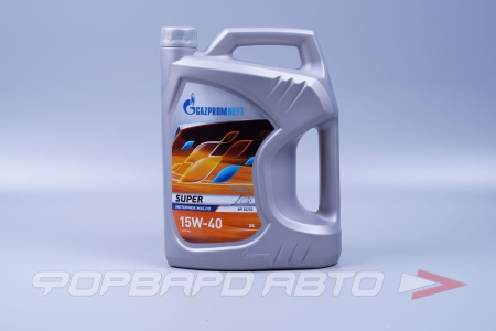 Купить Масло моторное 15W40 5л, Super SG/CD (мин.) GAZPROMNEFT 2389901322