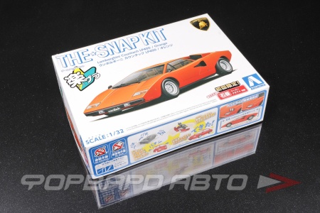 Купить Сборная модель Lamborghini Countach LP400 (Orange) 1/32 AOSHIMA 06535