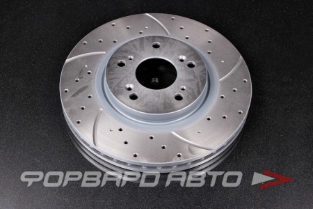 Купить Диск тормозной перфорированный вентилируемый правый G-BRAKE GFR-20756R