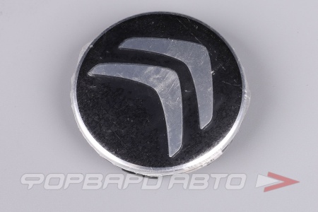 Купить Колпачок ступицы для литых дисков Citroen, D56/60мм, Black/silver Save Car 14_60ммS_ST_Tech Line