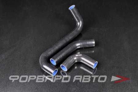 Купить Патрубки радиатора силиконовые ВАЗ 2101 - 2107  карбюратор (радиатор алюминиевый), черные FORA ASHK-2105-1303000