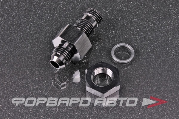 Фитинг AN6 - 1/8" - ORB6, для датчика, папа/мама/папа (L-38mm) AB88 