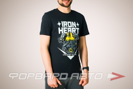 Купить Футболка "Iron Heart", черная CIAY 