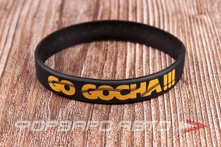 Купить Браслет силиконовый "GO GOCHA!!!", черный, желтая надпись ФОРВАРД АВТО 
