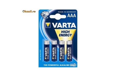 Купить Элемент питания LR03 (ААА) мизинчиковая HIGH ENERGY VARTA 5355