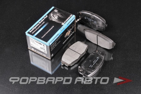 Купить Колодки тормозные, передние (с антискрипной пластиной) KASHIYAMA D11163MH