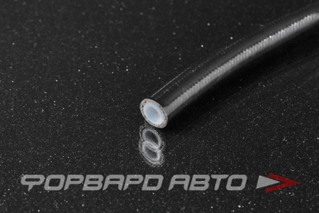 Купить Шланг AN4 тефлоновый (PTFE) для тормозной системы армированный, черная защита (внутренний D = 5,6 мм) тефлон PTFE AB88 