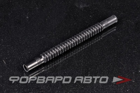 Купить Гофрированная нейлоновая трубка ID8 мм - 150 мм - черная (Трубка-гофра для насоса топливного) ALWAYTEC Corrugated nylon tube ID8mm 150mm -black