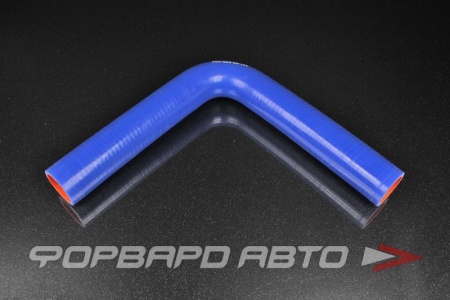 Купить Патрубок силиконовый 38 мм, 90°, L=250*250 мм, синий MELCO 90°-38-250-250