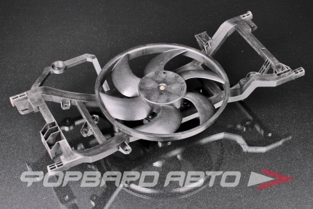 Купить Вентилятор радиатора Лада Vesta (15-)/Renault Logan II (12-) (с кожухом) A/C- LUZAR LFK0978