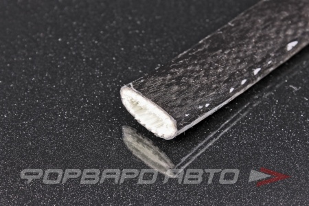 Купить Термоизоляция шлангов и проводов с силиконовым покрытием 19 мм черная  