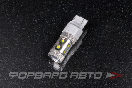 Лампа светодиодная 12V W21/5W 10 SMD диодов белая SKYWAY S08201199