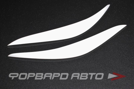 Купить Накладки фар (реснички) Lexus ES350,2006-2012г ABS-пластик, черный  