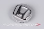 Колпачок ступицы для литых дисков Honda, D56/58мм, h9,2-22 Silver+3D хром лого, <> HD-01