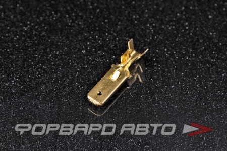 Купить Разъем плоский под пайку ( папа ) 7мм КВТ 