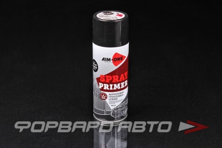 Купить Грунтовка черная матовая "Spray primer black matt", 450мл AIM-ONE SPR-MB4