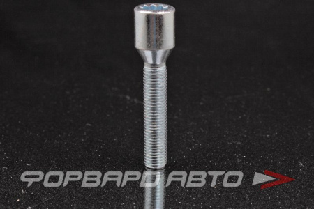 Болт колеса 12*1,5*53 конус, спецключ (типа - torx), сталь, серебристый ВЕКТОР VST20A55 Z