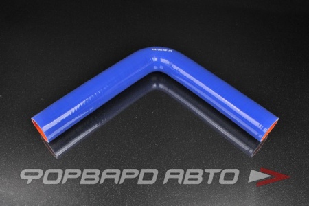 Купить Патрубок силиконовый 50 мм, 90°, L=300*300 мм, синий MELCO 90°-50-300-300