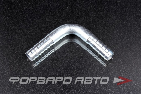 Купить Соединитель D=18 (угол 90°) "елочка" оцинкованная сталь (36) <> 