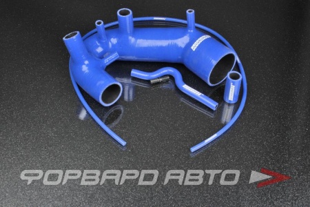 Купить Патрубок впускной силиконовый Audi A4 1.8T Quattro B5 AEB ATW синий (3 шт) AUTOBAHN88 