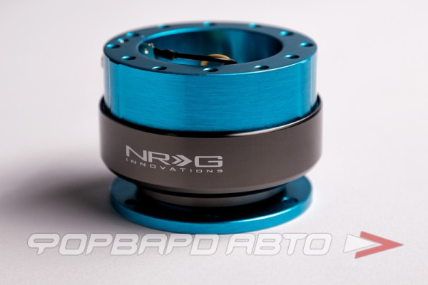 Адаптер для рулевого колеса быстросъемный Quick Release Gen 2.0 - New Blue Body / Black Carbon Fiber Ring NRG SRK-200NB