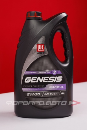 Купить Масло моторное 5W30 4л, GENESIS UNIVERSAL API SL/CF ACEA A5/B5 (с) ЛУКОЙЛ 3148621