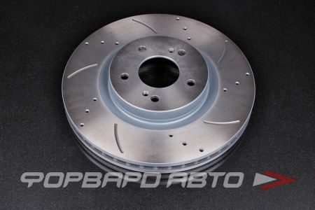 Купить Диск тормозной перфорированный,правый G-BRAKE GFR-20087R