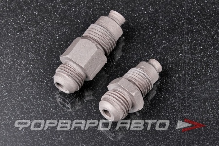 Купить Фитинги рулевой рейки Nissan Silvia под резьбу AN6 (2 шт) под ГУР расположенный спереди. FORWARD RACING FSTS002