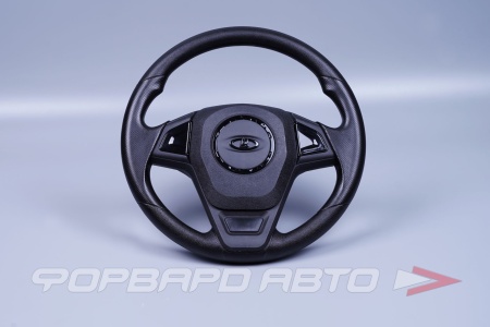 Купить Руль ВАЗ 2101-07, 21213 "БАРС" черн лак + эмблема. ПЛАСТИК 