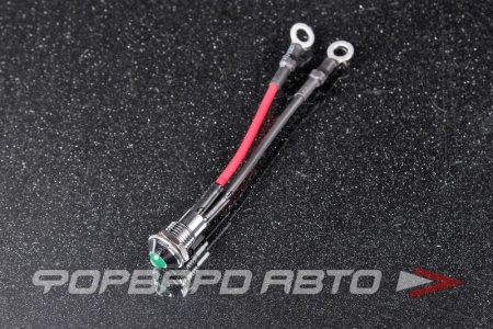 Купить Лампа контрольная 12V 1,8W, зеленая (d-9мм) RACING ELECTRIC FE-R1002G