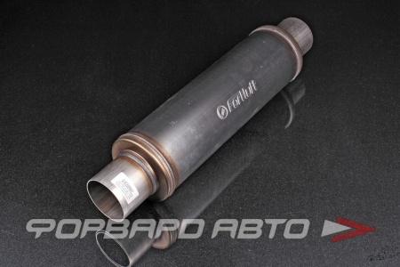 Купить Глушитель Вход = 76 мм Выход = 76 мм Длина = 550 мм, серия Flow, ферритная нержавеющая сталь FORTLUFT pm376np