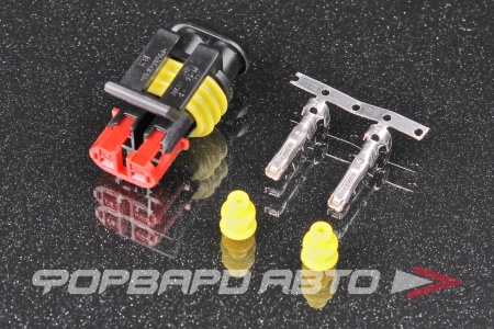 Купить Разъем 2 way 20-16 AWG (SS15-SKT2) 1.7-2.4mm (SS15-SL2)  2-1-439