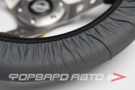 Купить Накидка на руль (чехол на руль) открытого типа, серый VAIS Racing VRCSWo-S