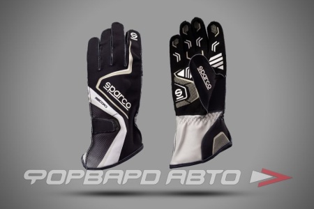 Купить Перчатки для картинга SPARCO RECORD, черный/белый, размер 11 SPARCO S00255511NRBI