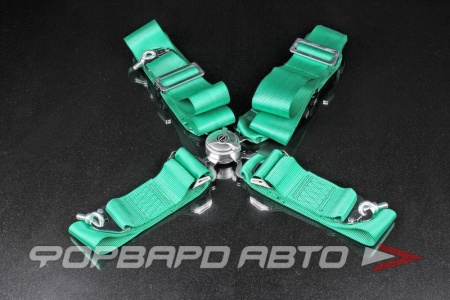 Купить Ремни 4-х точечные TAKATA STYLE, 3", зеленый GYCA YT3-Seatbelt-2-1