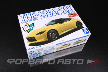 Купить Сборная модель Nissan Fairlady Z RZ34, 400Z (Ikazuchi Yellow) AOSHIMA 06260
